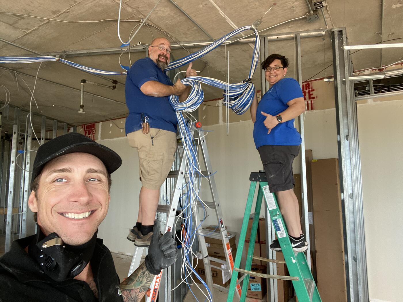 US Tech Services managed IT team on site